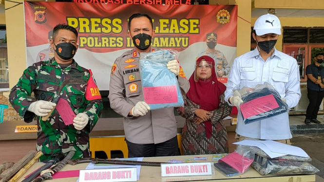 Polres Indramayu Tetapkan 7 Tersangka Kasus Bentrokan Maut Petani Vs Ormas (Foto antvklik-Opih)