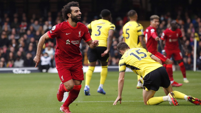 Bekuk Watford 5 Gol Tanpa Balas, Liverpool Bertengger di Posisi Puncak Klasemen (Foto Twitter)