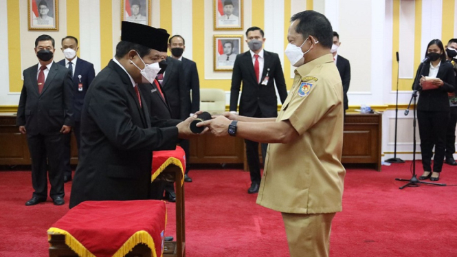 Mendagri Tito Karnavian Tunjuk Suhajar Diantoro Jadi Plt. Sekjen Kemendagri (Foto Puspen Kemendagri)