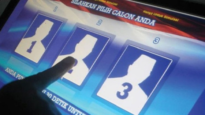 Pilkades Serentak 2021 di Kabupaten Bantaeng Gunakan Metode E-Voting (Foto Ilustrasi e-Voting)