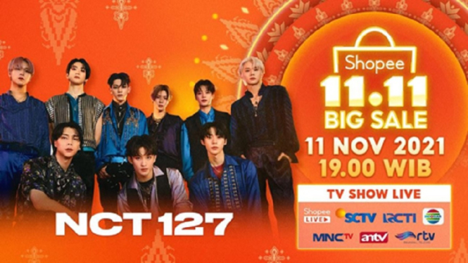 Tampilkan NCT 127, Shopee 11.11 Big Sale TV Show Bertabur Bintang!