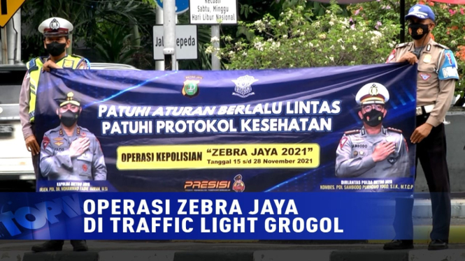 PPolda Metro Gelar Operasi Zebra Jaya 2021 Selama Dua Pekan (ANTVKLIK/EmzyPutra)