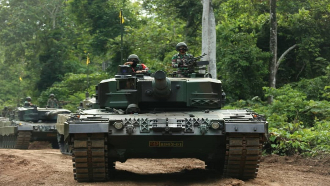 Alutsista canggih milik TNI Angkatan Darat yang diujikan dalam latihan ini