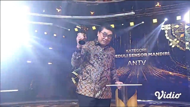 ANTV Raih Penghargaan Anugerah LSF 2021 Kategori TV Peduli Sensor Mandiri (Foto Tangkap Layar)
