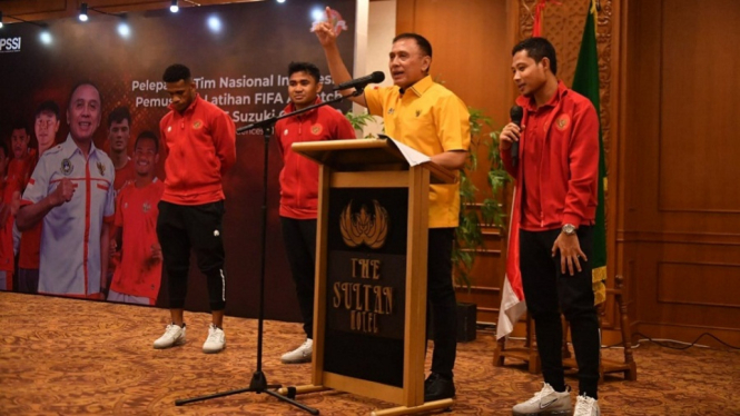 Timnas Indonesia bertolak ke Singapura ikut Piala AFF Suzuki 2020 Ketum