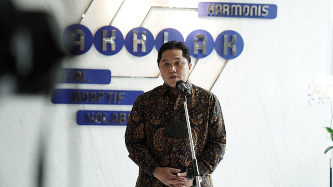 Imbas Penutupan 74 Anak dan Cucu BUMN, Ini Kata Erick Thohir (Foto Humas Kementerian BUMN)