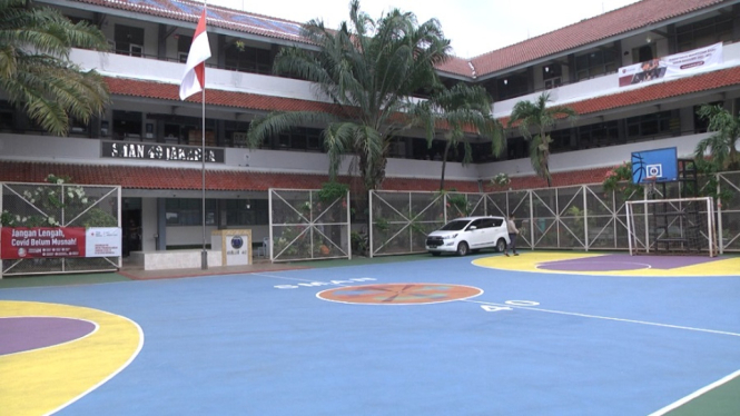 SMA Negeri 40 Pademangan Jakarta Utara (Antv /Johanes Bosco Blikololong)