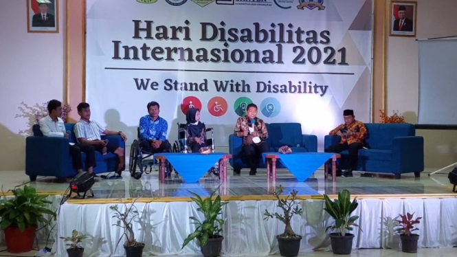Peringatan Hari Disabilitas Internasional 2021 UNTIRTA Banten (antv /Siti Ma'rufah)
