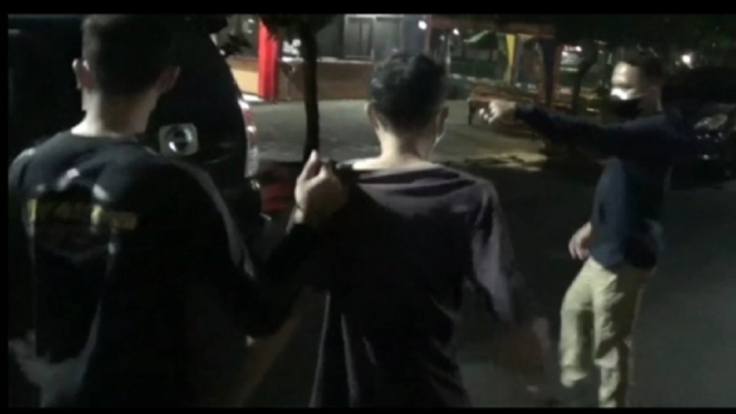 Lima Bulan Buron, Maling Motor Milik Kyai Ditangkap Polisi (Foto antvklik-Dimas)