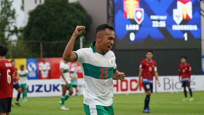 Laos vs Indonesia 1-5 Gol Indah Irfan Jaya Piala AFF 2020