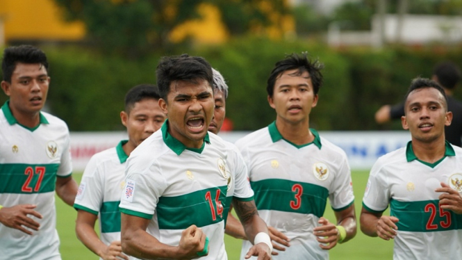 Laos vs Indonesia 1-5 Asnawi Cetak Gol Pinalti