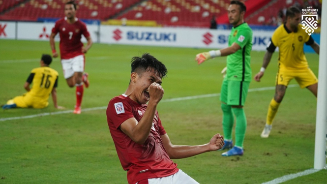 Bantai Malaysia 1-4 Indonesia Lolos ke Semifinal Piala AFF 2020 Tantang Singapura (Foto Tangkap Layar)