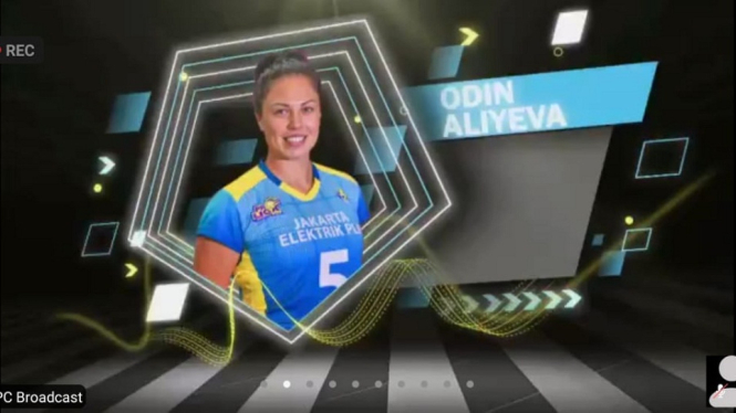 Odina Aliyeva, pemain voli asal Azerbaijan