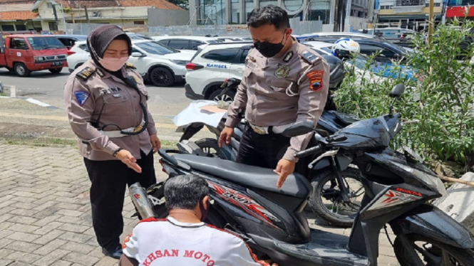 Ganggu Kenyamanan, Polrestabes Semarang Gelar Razia Sasar Knalpot Brong
