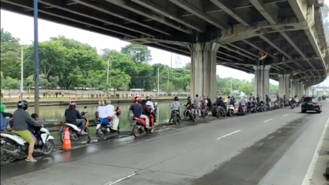Street Race Ancol, Jakarta Utara Diprotes Warga Pademangan (Foto antvklik-Doni