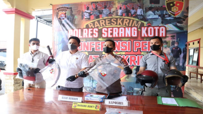 Polres Serang Kota Tetapkan Pelaku untuk Kasus Tawuran Antar Pelajar (Foto : istimewa)