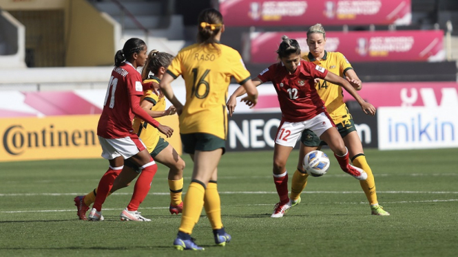 Timnas Putri Indonesia dibantai Australia 0-18