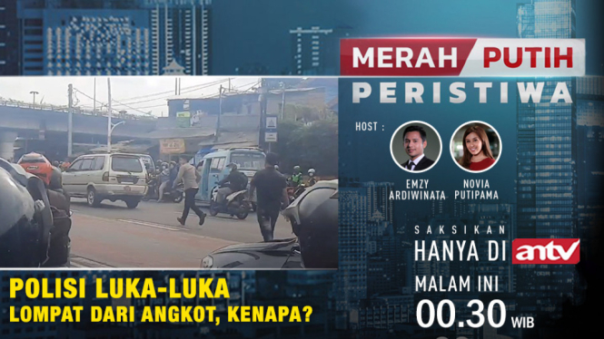 Ada Polisi Luka-Luka Setelah Lompat dari Angkot, Kenapa? (Foto Istimewa-Andre)