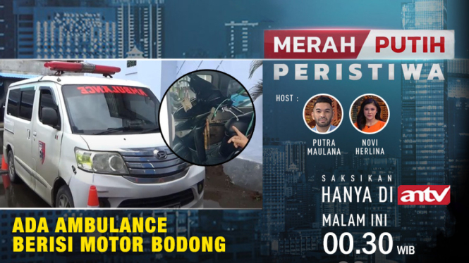 Ugal-ugalan, Polantas Bertindak, Ada Ambulance Berisi Motor Bodong  (Foto Ilustrasi-Andre)
