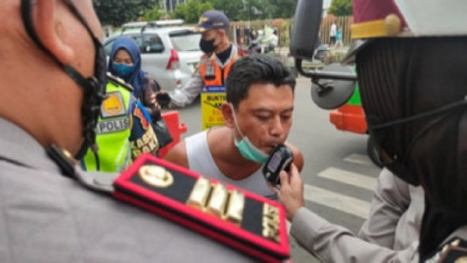  Antisipasi Pengendara Mabuk, Polres Bogor Gunakan Alat Breath Alcohol