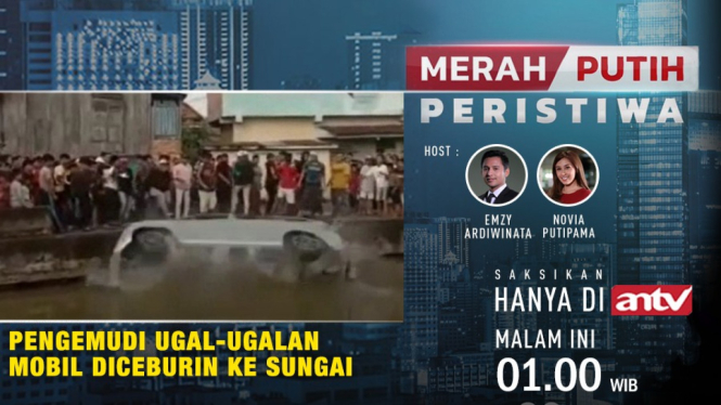 Viral, Pengemudi Ugal-Ugalan, Mobil Diceburin ke Sungai (Foto Ilustrasi-Aat)