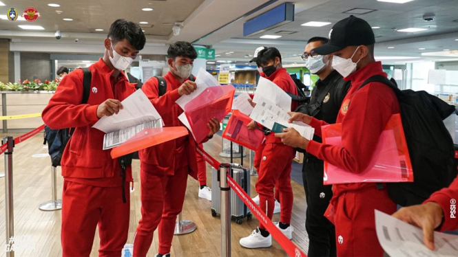 Tim U-19 Indonesia tiba di Korsel