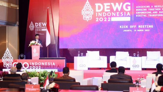 DEWG G20, Menkominfo Momentum Tentukan Arah Ekonomi Digital Dunia