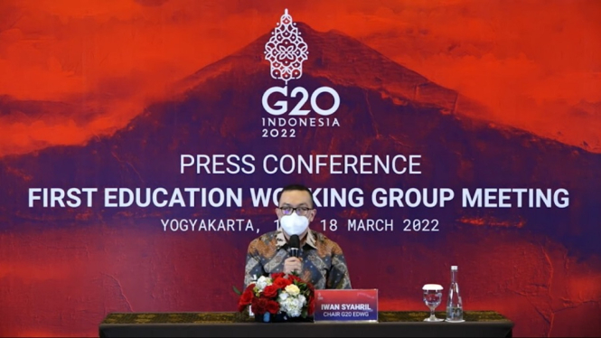 Ketua G20 EdWG Sebut Merdeka Belajar Relevan dengan Kondisi Kekinian (Foto Tangkap Layar Video Youtube)