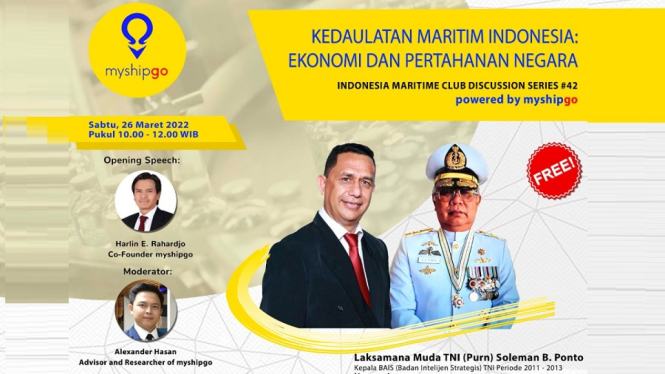 Myshipgo IMC 42, Kedaulatan Maritim Indonesia: Ekonomi dan Pertahanan Negara (Foto Istimewa)