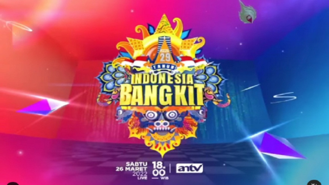 HUT Ke-29 ANTV, Indonesia Bangkit. Foto: Instagram @antv_official)