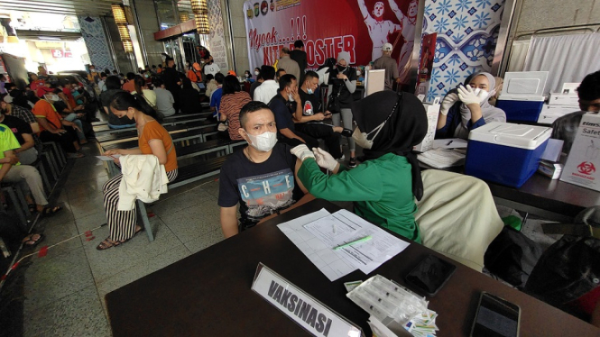 Percepat Target Vaksinasi, Polda Metro Jaya Gelar Vaksin Ramadhan Booster Presisi