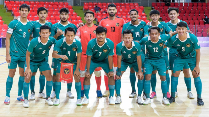 Timnas Futsal Indonesia vs melibas Malaysia dengan skor 5-1