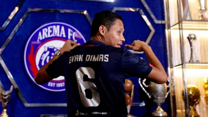 Evan Dimas Tinggalkan Arema FC