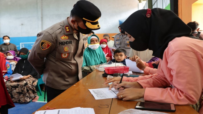 Tujuh Belas Desa Jadi Sasaran Keroyok Vaksin Polres Banjarnegara