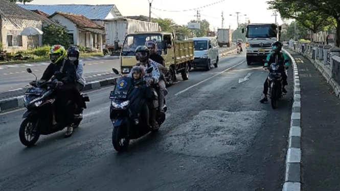 Hindari Macet di Pantura, Pemotor Pilih Mudik Lebih Awal