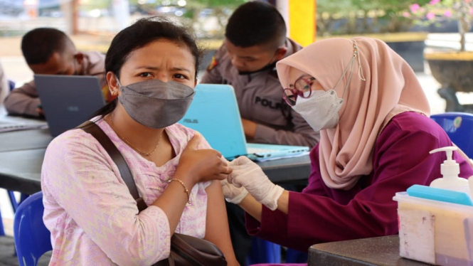 Operasi Ketupat Candi 2022: Polres Banjarnegara Buka Layanan Vaksin Bagi Pemudik