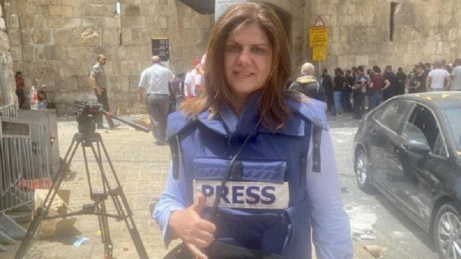 Jurnalis Aljazeera Tewas di Tepi Barat, IJTI Ingatkan Ancaman Kemerdekaan Pers di Dunia (Foto Twitter)