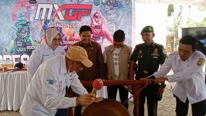Tok! Helatan MXGP of Indonesia Samota 2022 Resmi Diluncurkan di Sumbawa