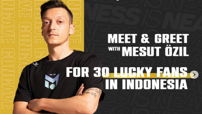 Mesut Ozil meet and great di Indonesia