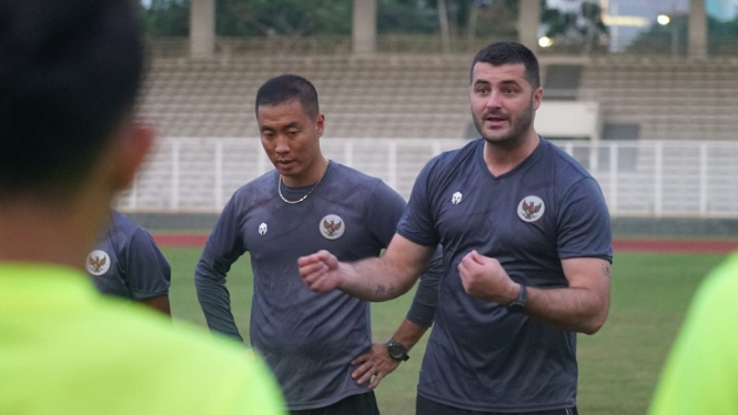Pelatih Tim U-19 Indonesia Dženan Radončić Evaluasi Laga Uji Coba