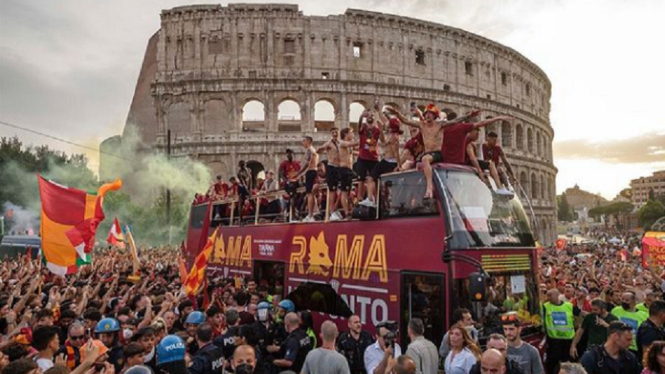 AS Roma arak Piala Conference Eropa 2022 berkat Jose Mourinho