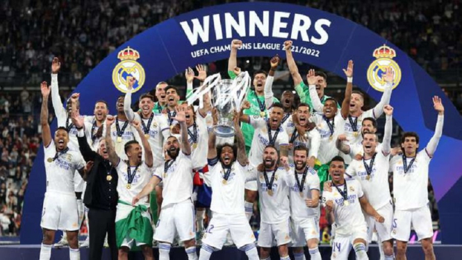 Courtois Cemerlang, Real Madrid Raih Juara Liga Champions Bekuk Liverpool 1-0 (Foto Twitter)