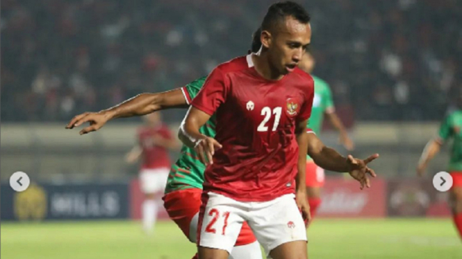 Irfan Jaya dicoret dari Timnas Senior untuk kualifikasi Piala Asia 2023 di Kuwait