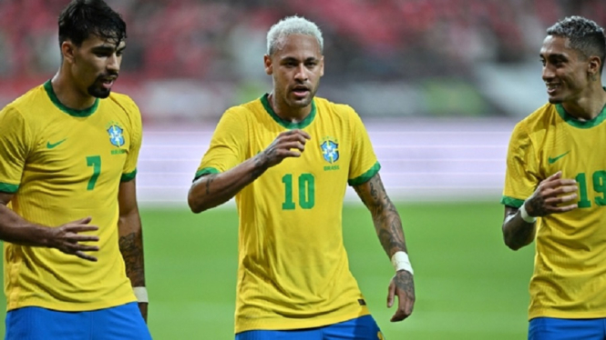 Brasil tundukkan Korea Selatan 5-1 Neymar ceatk dua gol