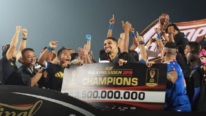 Arema FC juara turnamen Pra Musim Piala Presiden 2019 hadiah 3.5 miliar