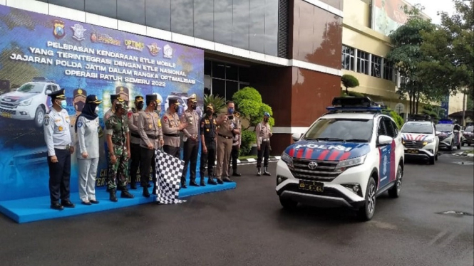 Operasi Patuh Semeru, 52 Mobil Incar Polda Jatim Siap Bidik Pelanggar Lalu Lintas