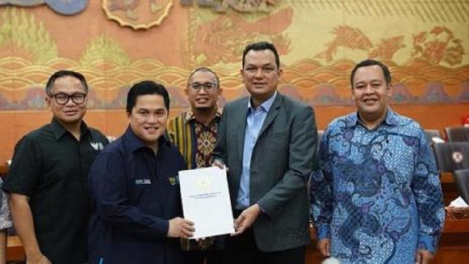 Menteri BUMN Erick Thohir: Garuda Akan Terbang Lebih Tinggi Setelah Menang di PKPU (Foto Dok. Republika.co.id)