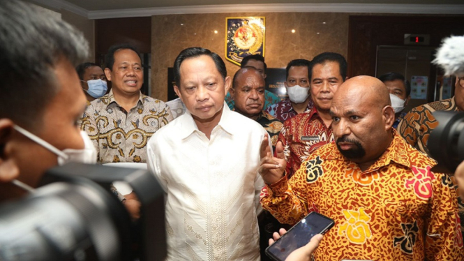 Gubernur Papua Temui Mendagri Tito Karnavian Dukung Pemekaran (Foto Dok. Puspen Kemendagri)