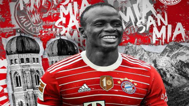Sadio Mane resmi ke Bayern Munich