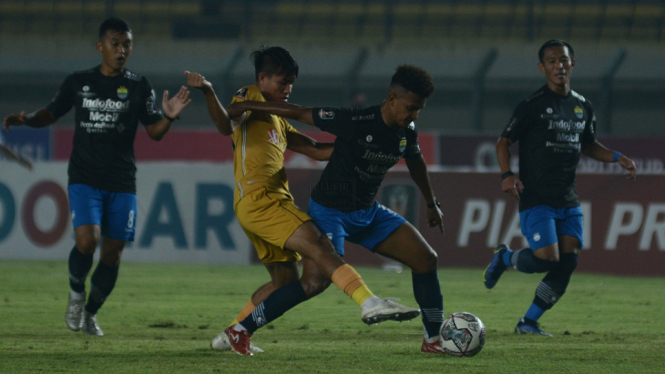 David Rumakiek Bhayangkara FC Persib menang 1-0